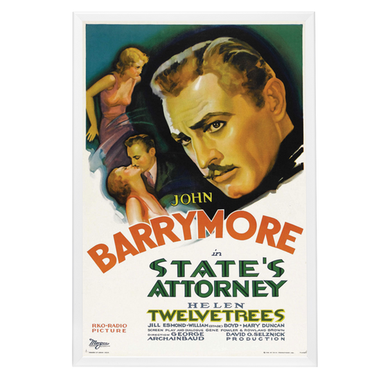 "State's Attorney" (1932) Framed Movie Poster