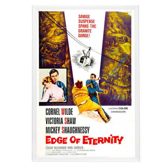 "Edge Of Eternity" (1959) Framed Movie Poster