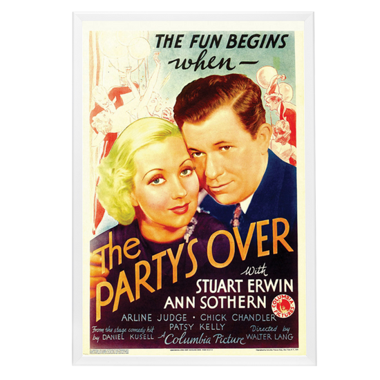 "Party's Over" (1934) Framed Movie Poster