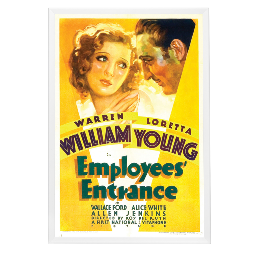 "Employees' Entrance" (1933) Framed Movie Poster