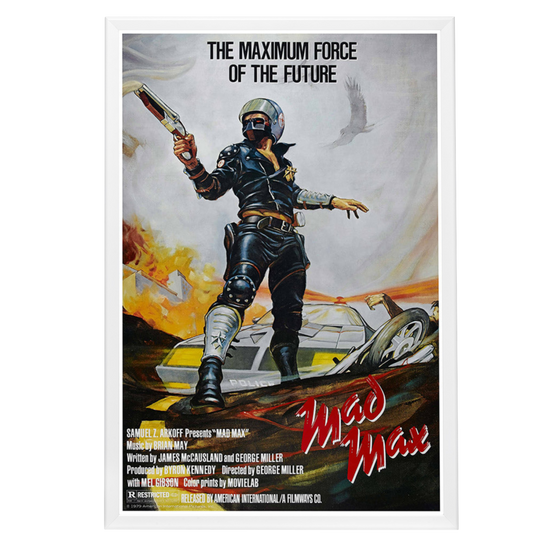 "Mad Max" (1979) Framed Movie Poster