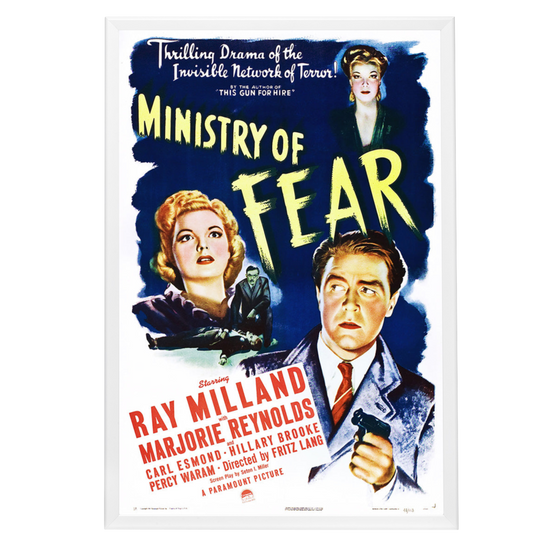 "Ministry Of Fear" (1944) Framed Movie Poster