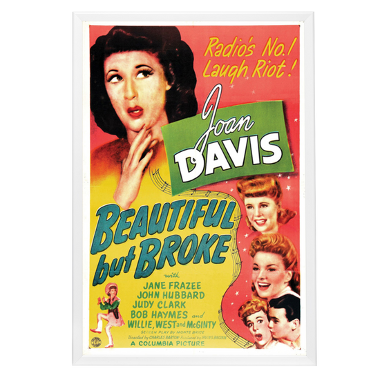 "Beautiful But Broke" (1944) Framed Movie Poster