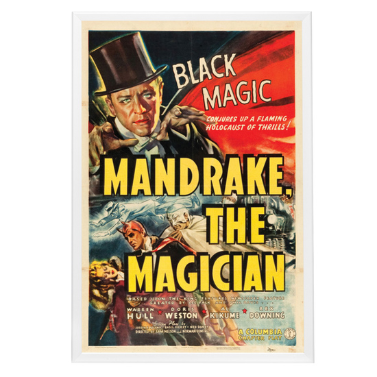 "Mandrake The Magician" (1939) Framed Movie Poster