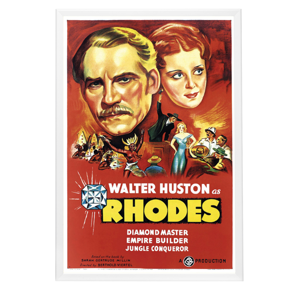 "Rhodes Of Africa" (1936) Framed Movie Poster