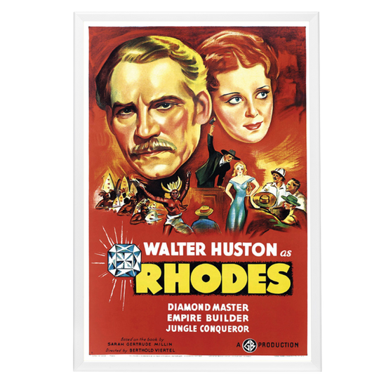 "Rhodes Of Africa" (1936) Framed Movie Poster