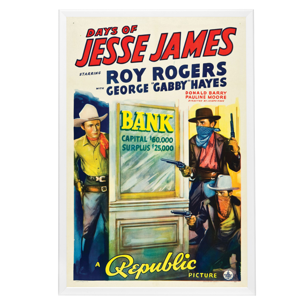 "Days Of Jesse James" (1939) Framed Movie Poster