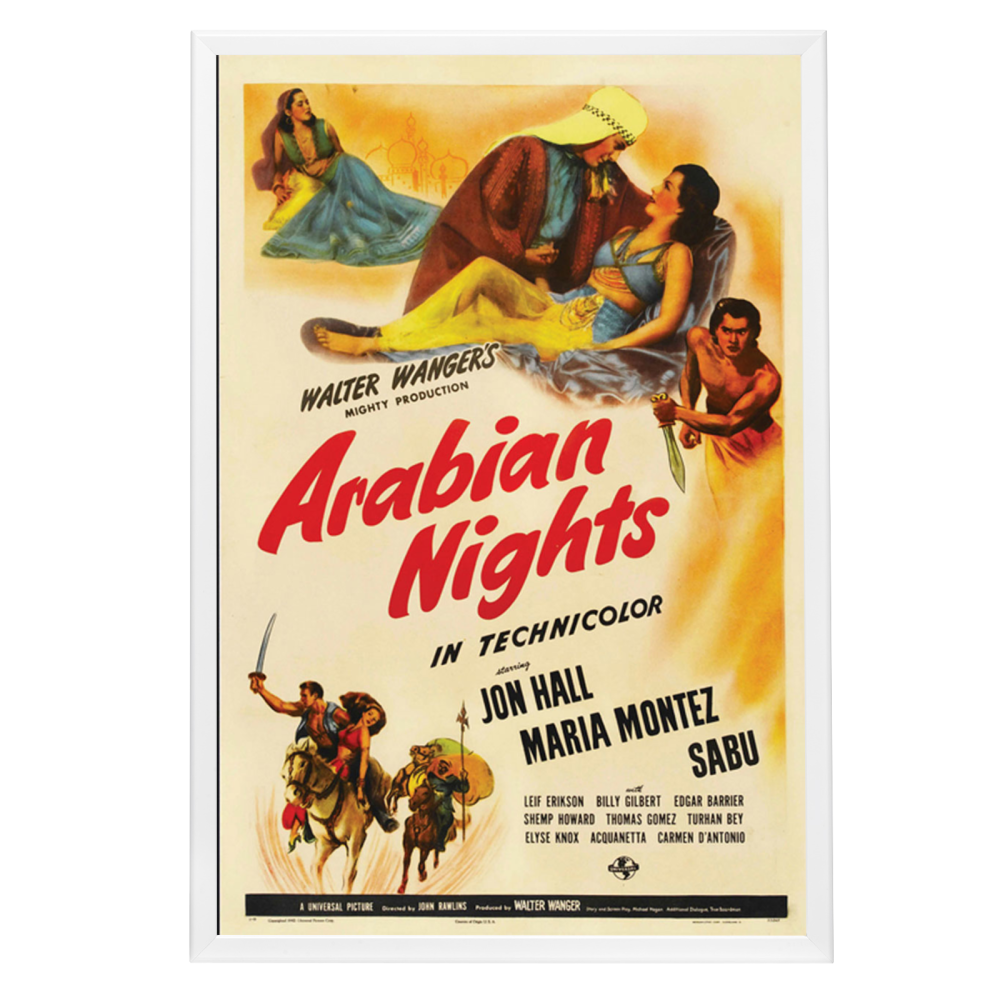 "Arabian Nights" (1942) Framed Movie Poster