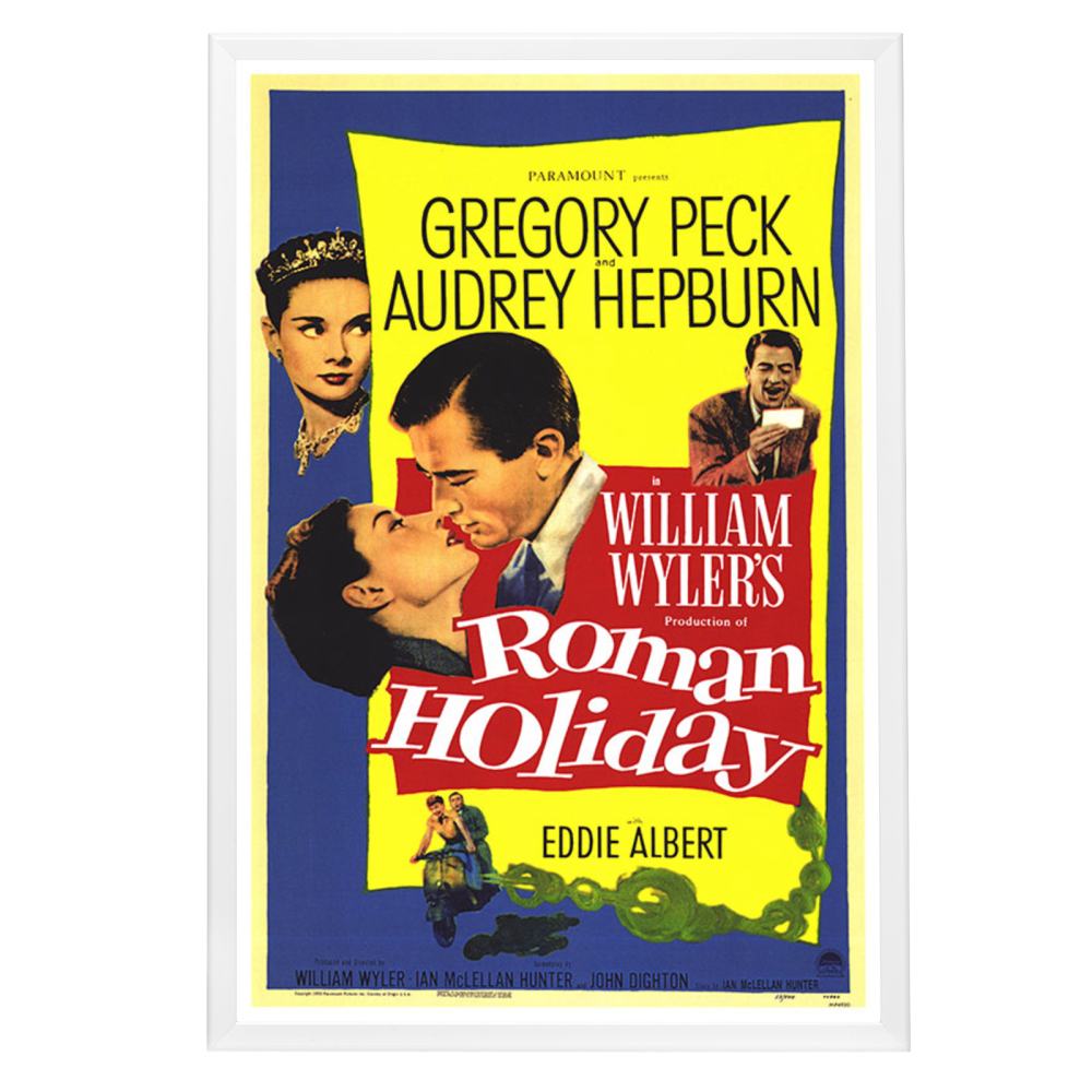 "Roman Holiday" (1953) Framed Movie Poster