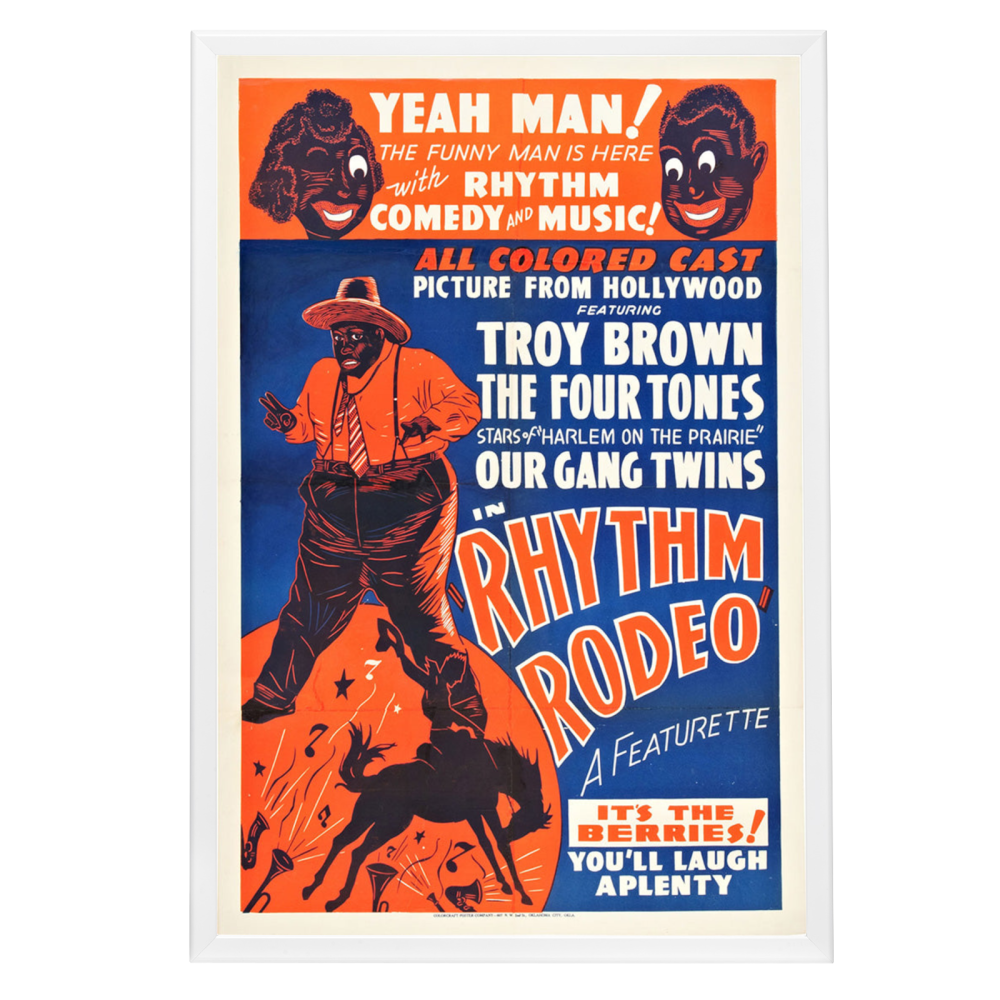 "Rhythm Rodeo" (1938) Framed Movie Poster