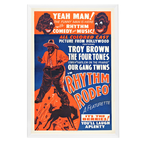 "Rhythm Rodeo" (1938) Framed Movie Poster