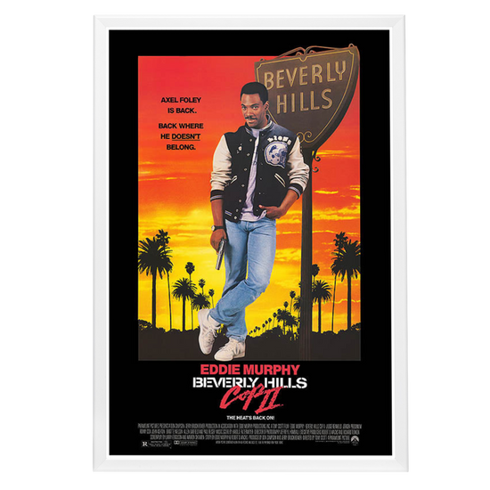 "Beverly Hills Cop II" (1987) Framed Movie Poster