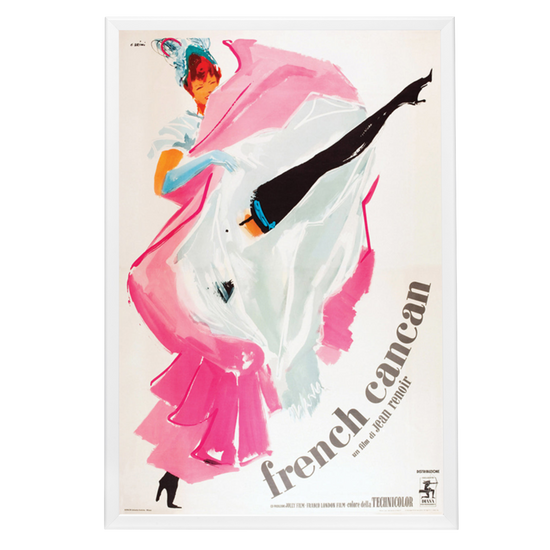 "French Cancan" (1954) Framed Movie Poster