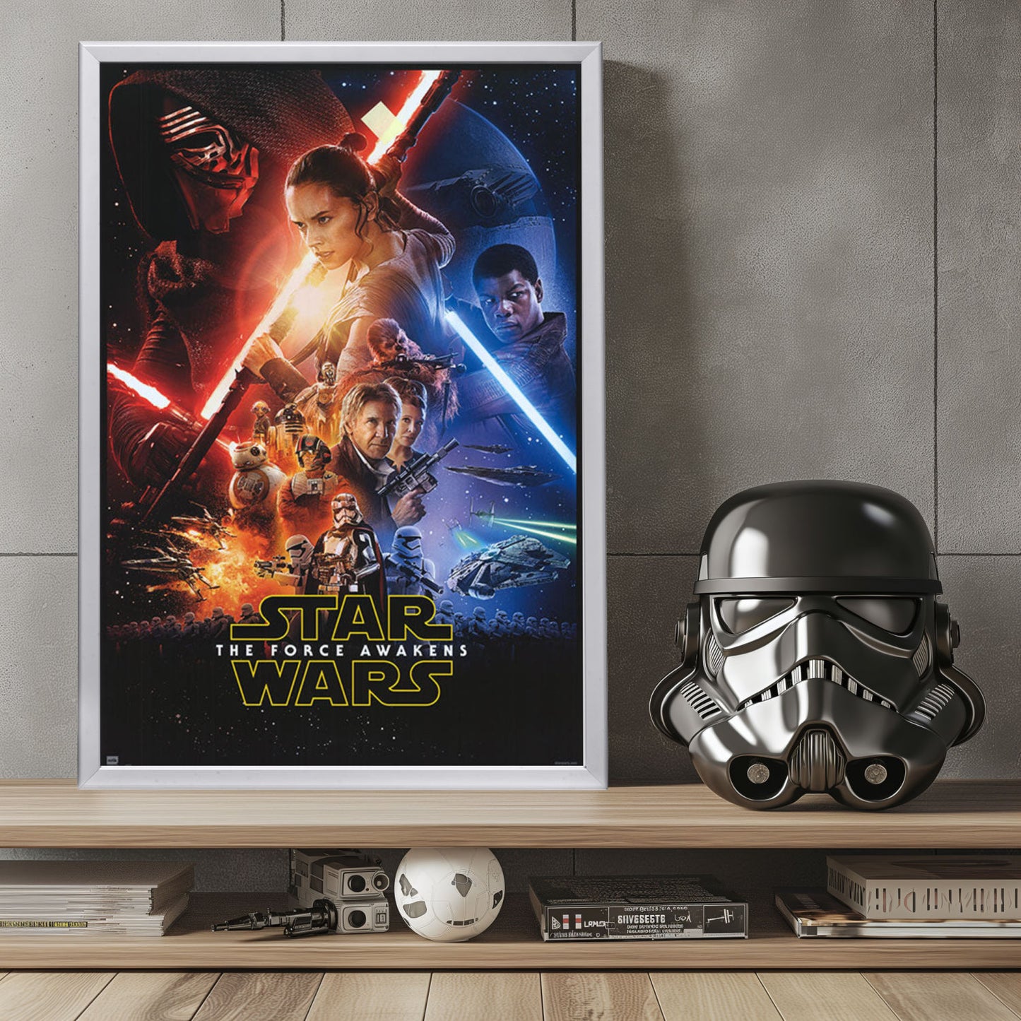 "Star Wars: Episode VII - The Force Awakens" (2015) Framed Movie Poster