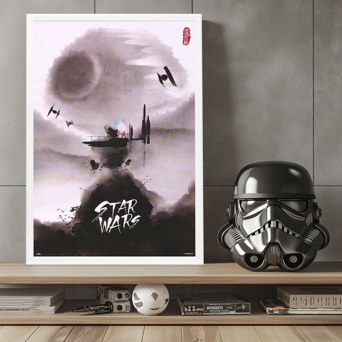 "Star Wars" (1977) Framed Movie Poster