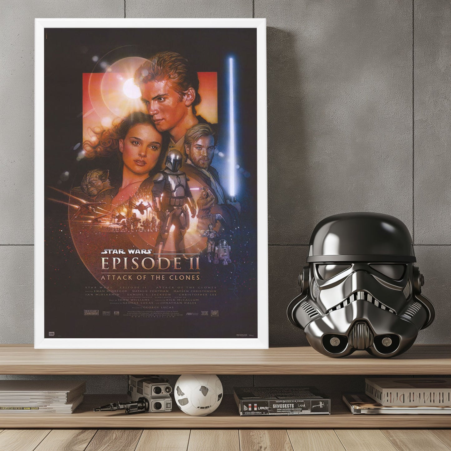 "Star Wars: Episode II - Attack Of The Clones" (2002) Framed Movie Poster