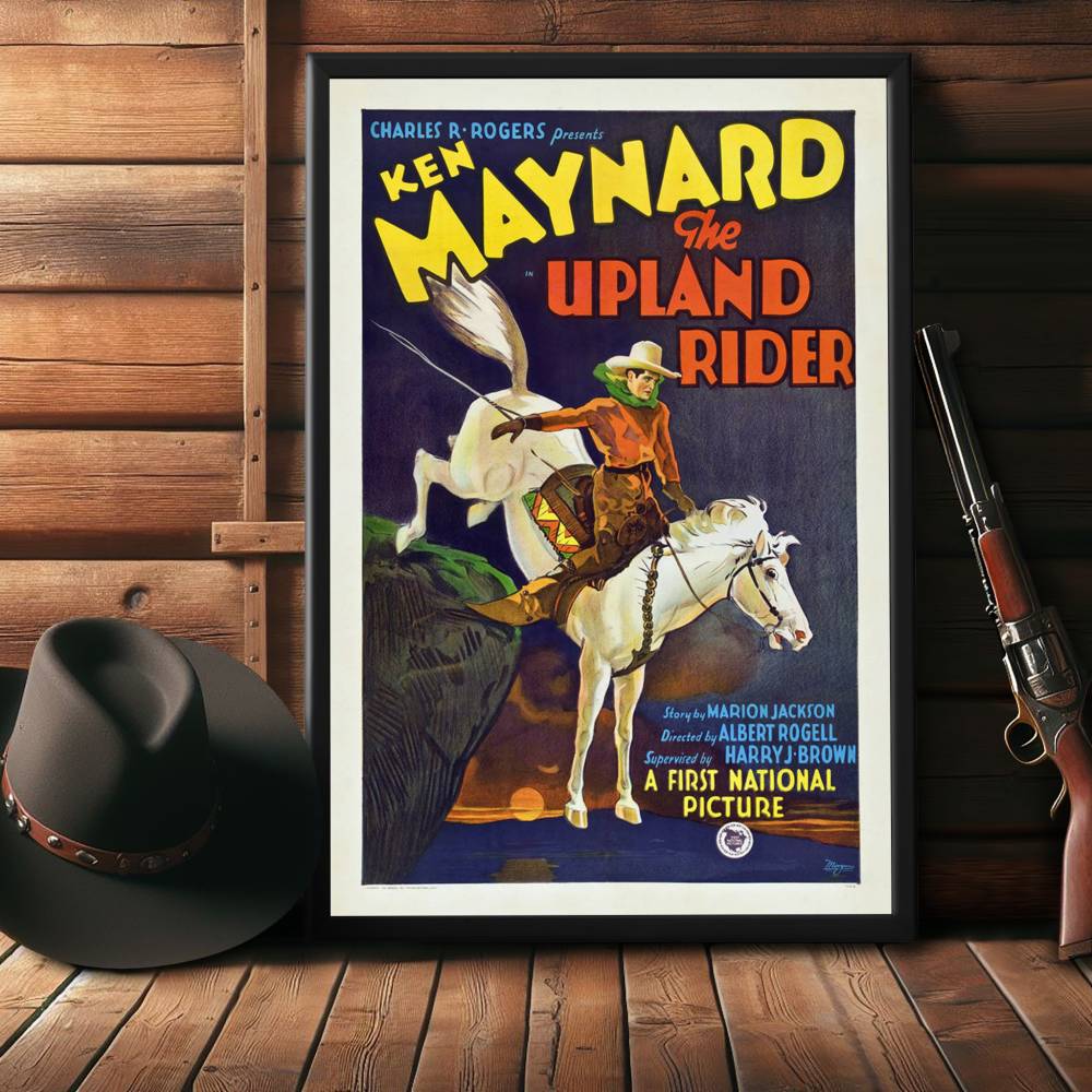"Upland Rider" (1928) Framed Movie Poster
