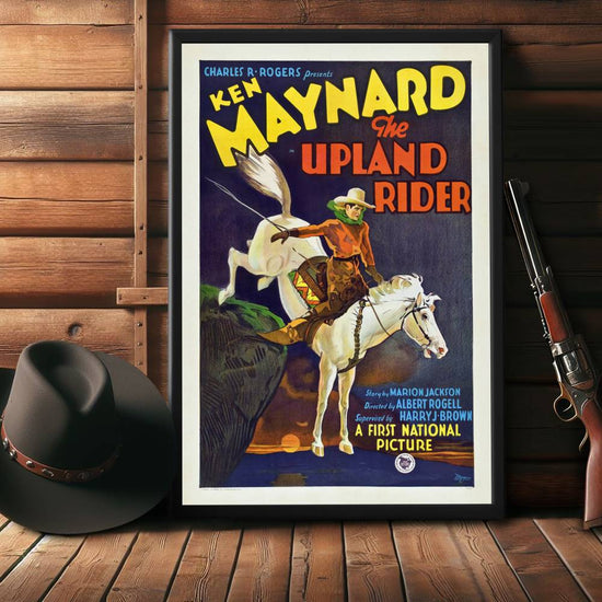 "Upland Rider" (1928) Framed Movie Poster