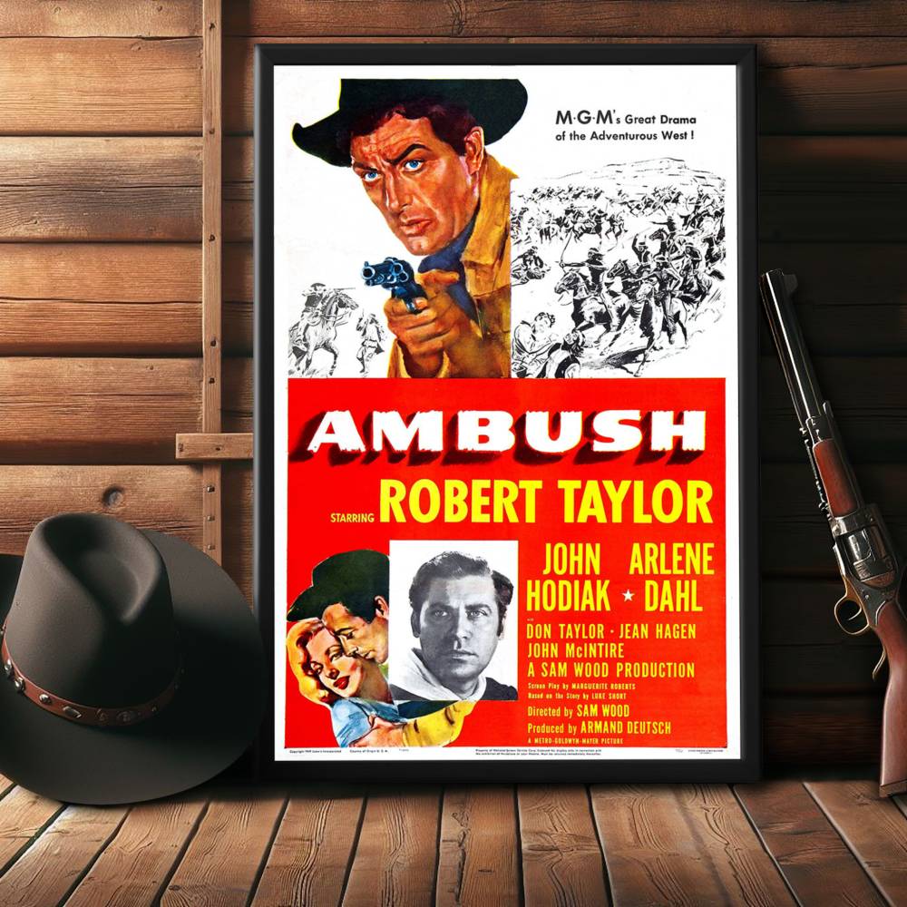 "Ambush" (1950) Framed Movie Poster
