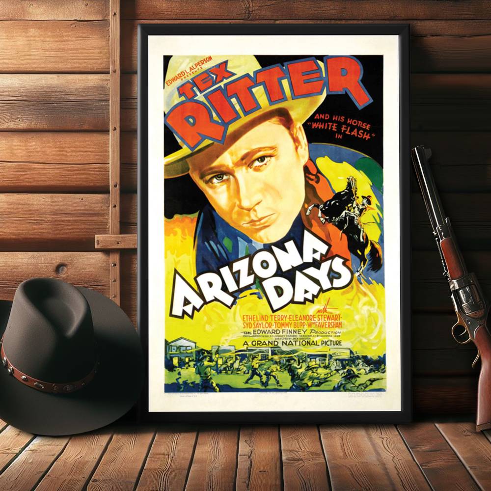 "Arizona Days" (1937) Framed Movie Poster