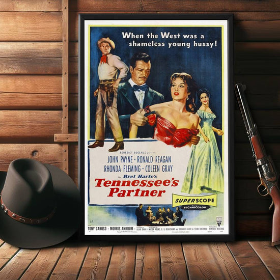 "Tennessee's Partner" (1955) Framed Movie Poster