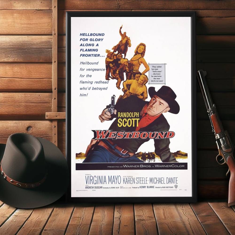 "Westbound" (1959) Framed Movie Poster