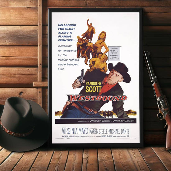 "Westbound" (1959) Framed Movie Poster