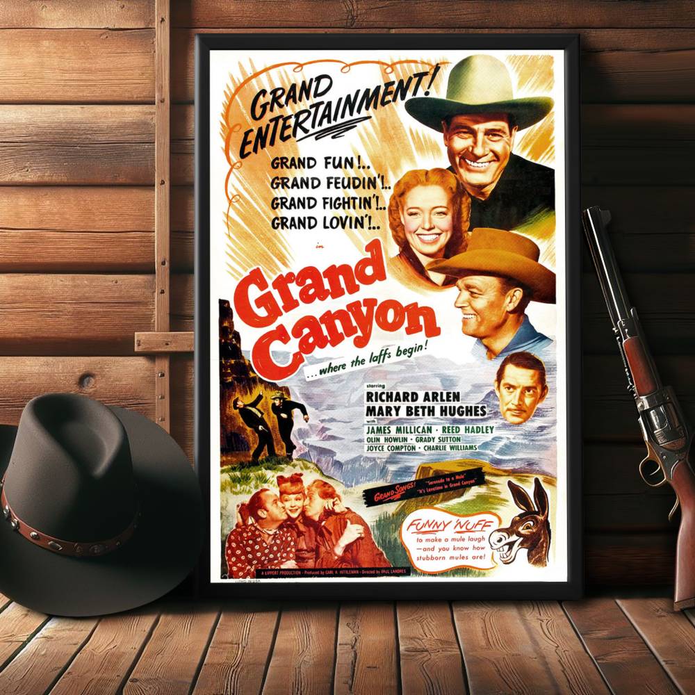 "Grand Canyon" (1949) Framed Movie Poster