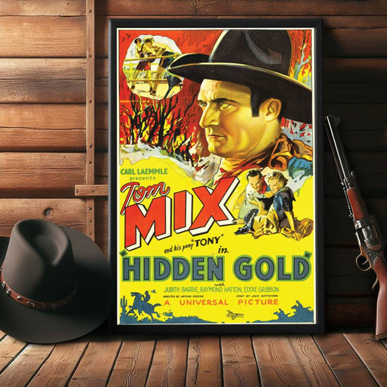 "Hidden Gold" (1932) Framed Movie Poster