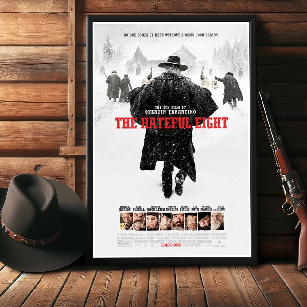 "Hateful Eight" (2015) Framed Movie Poster