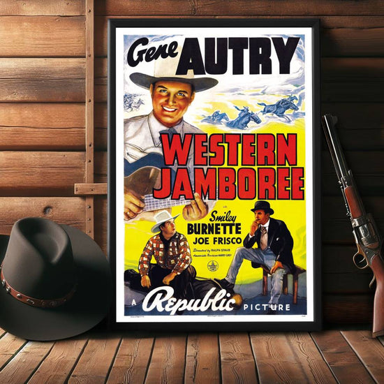 "Western Jamboree" (1938) Framed Movie Poster