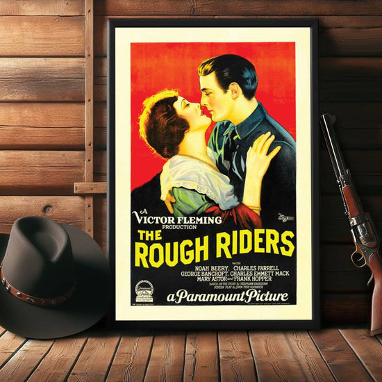 "Rough Riders" (1927) Framed Movie Poster