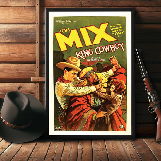 "King Cowboy" (1928) Framed Movie Poster