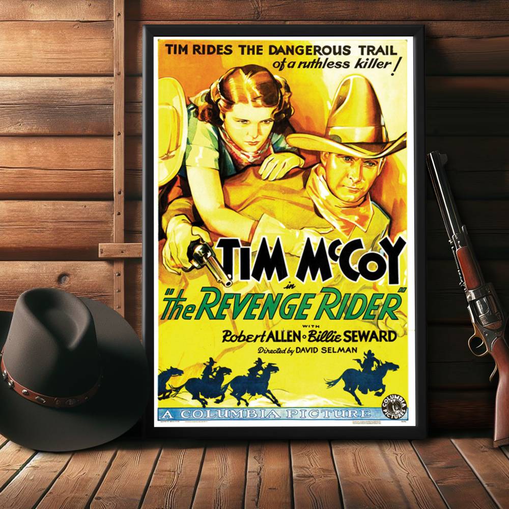 "Revenge Rider" (1935) Framed Movie Poster