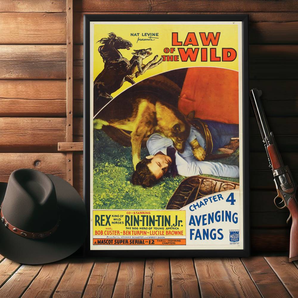 "Law Of The Wild" (1934) Framed Movie Poster