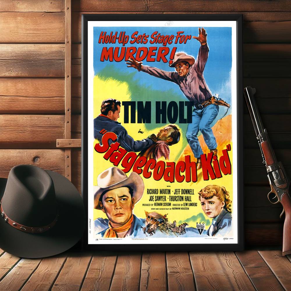 "Stagecoach Kid" (1949) Framed Movie Poster