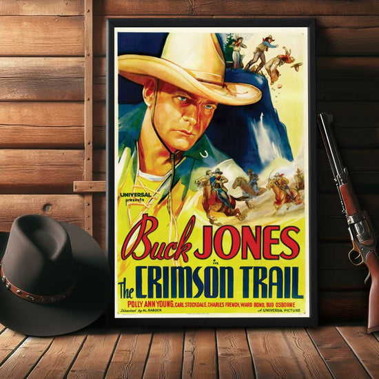 "Crimson Trail" (1935) Framed Movie Poster