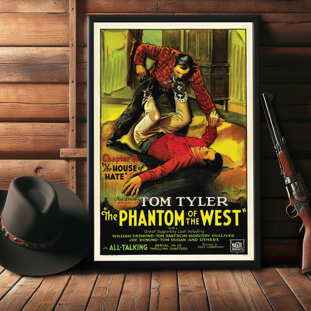 "Phantom Of The West" (1931) Framed Movie Poster