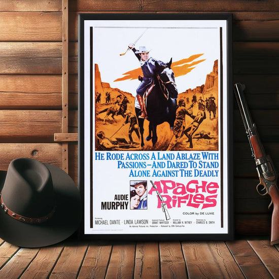 "Apache Rifles" (1964) Framed Movie Poster