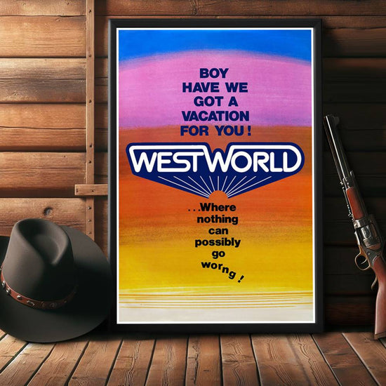 "Westworld" (1973) Framed Movie Poster