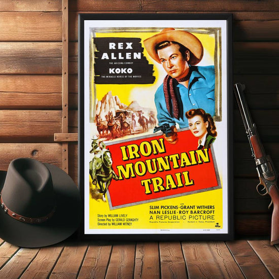 "Iron Mountain Trail" (1953) Framed Movie Poster