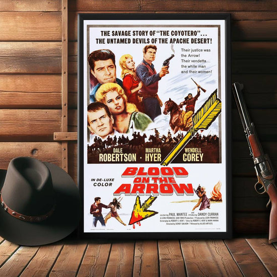 "Blood On The Arrow" (1964) Framed Movie Poster