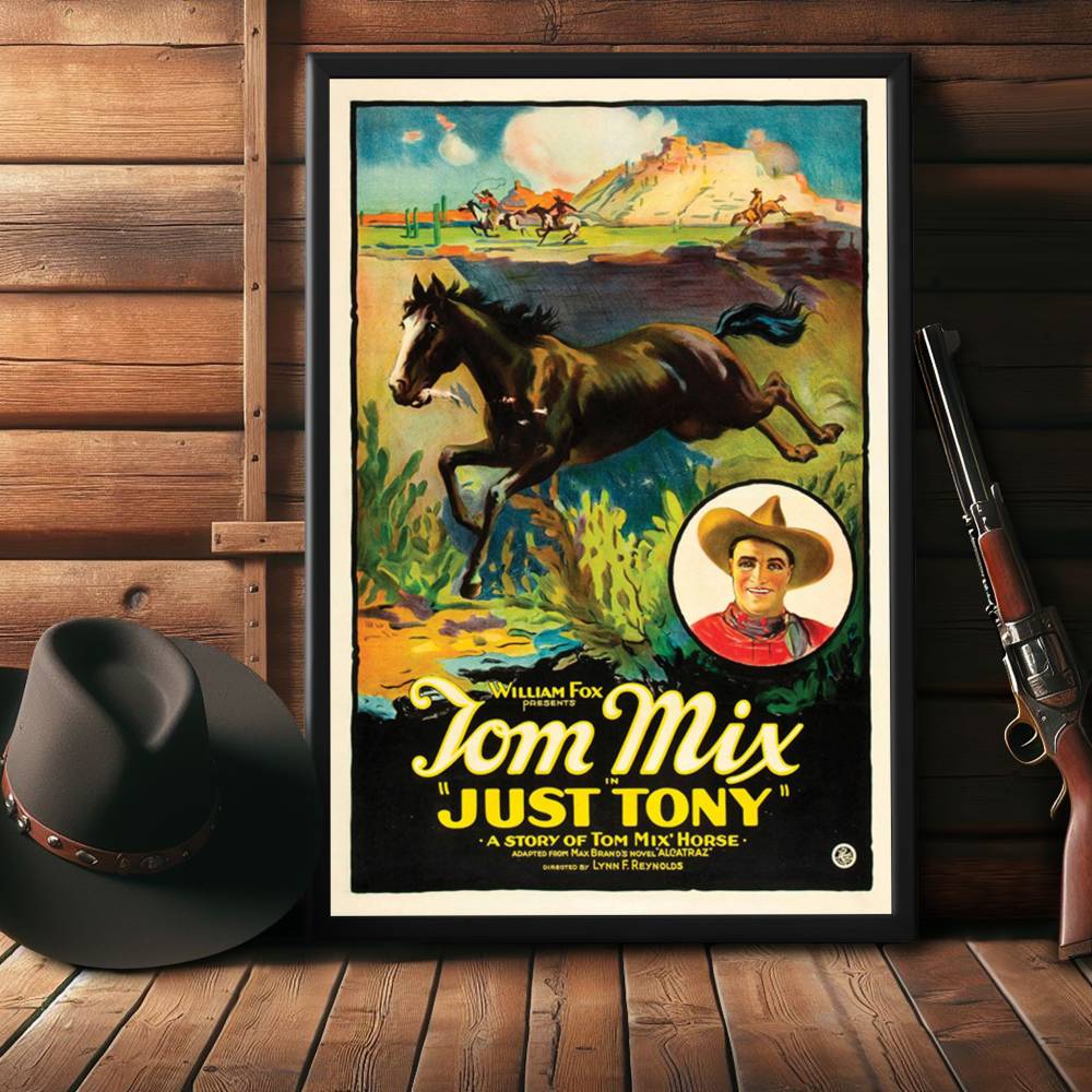 "Just Tony" (1922) Framed Movie Poster