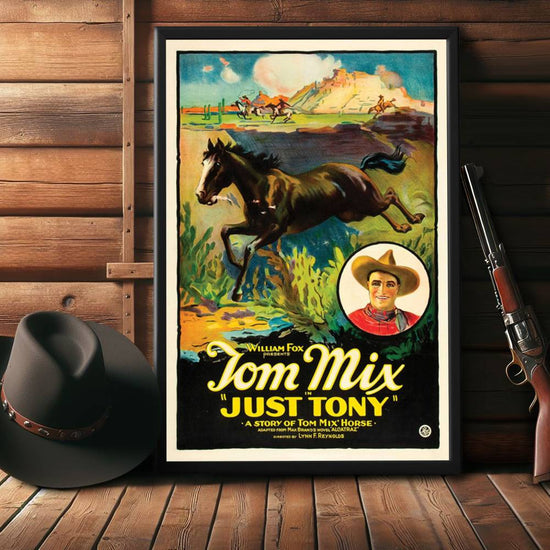 "Just Tony" (1922) Framed Movie Poster