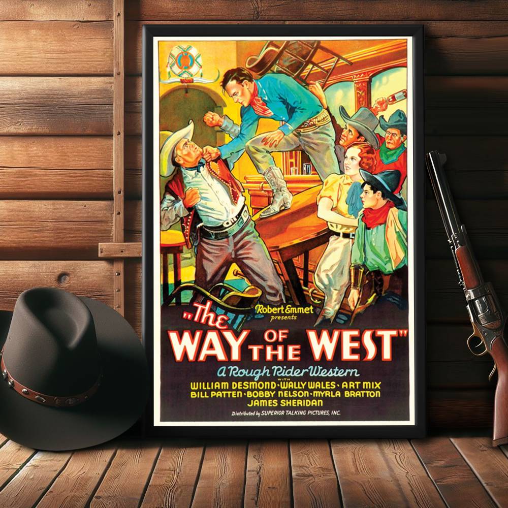 "Way Of The West" (1934) Framed Movie Poster