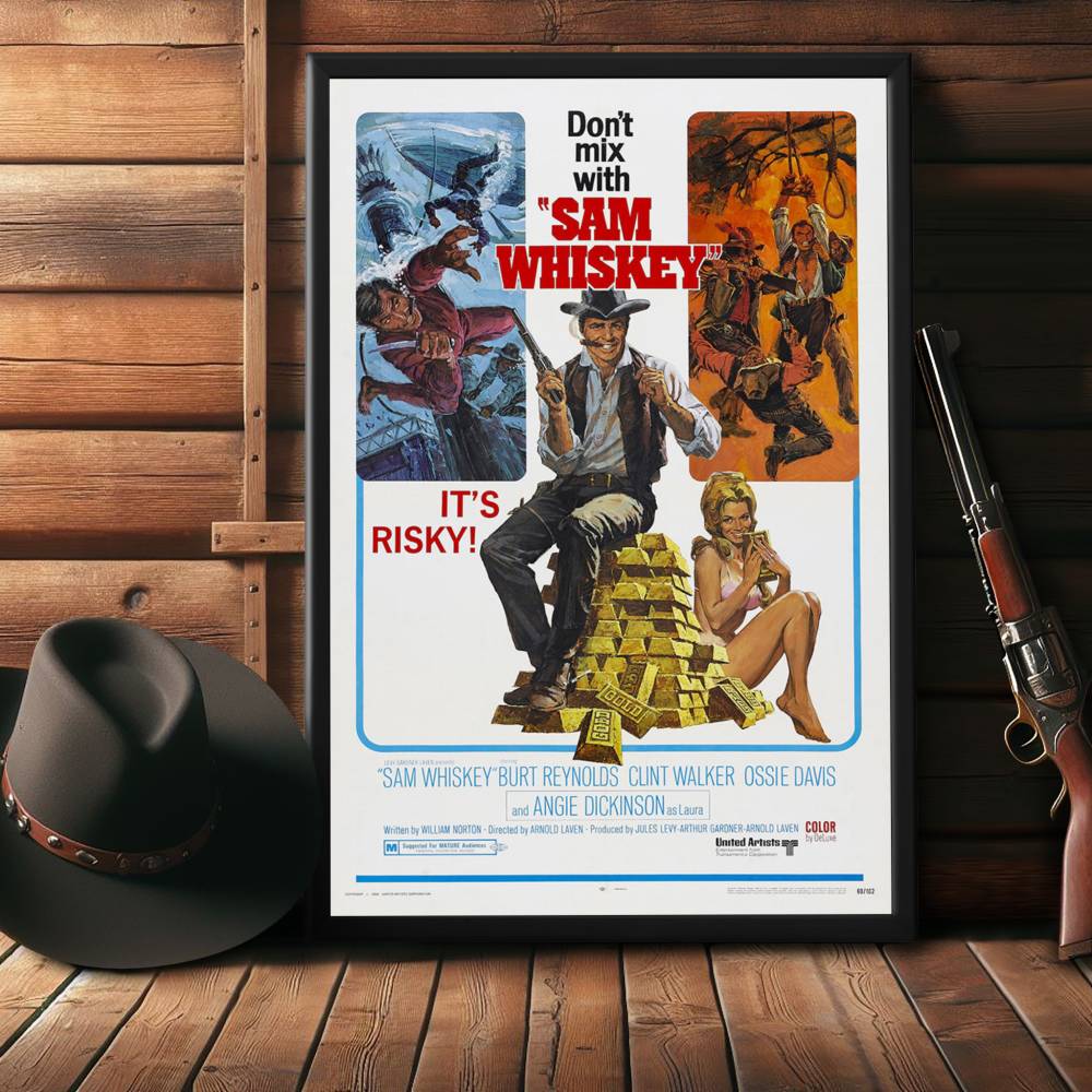 "Sam Whiskey" (1969) Framed Movie Poster