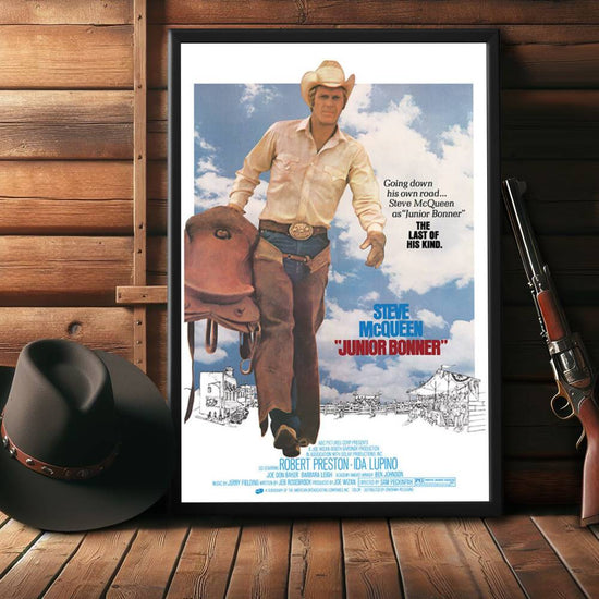 "Junior Bonner" (1972) Framed Movie Poster