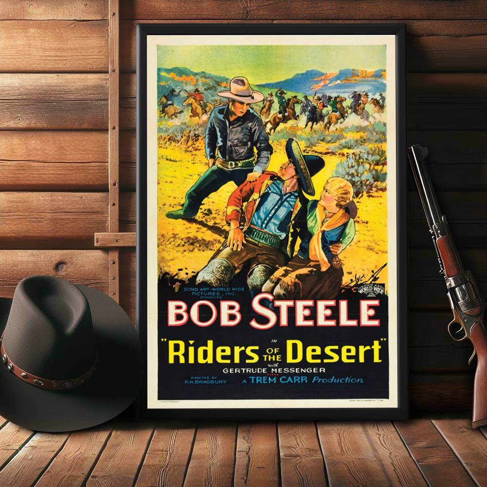 "Riders Of The Desert" (1932) Framed Movie Poster