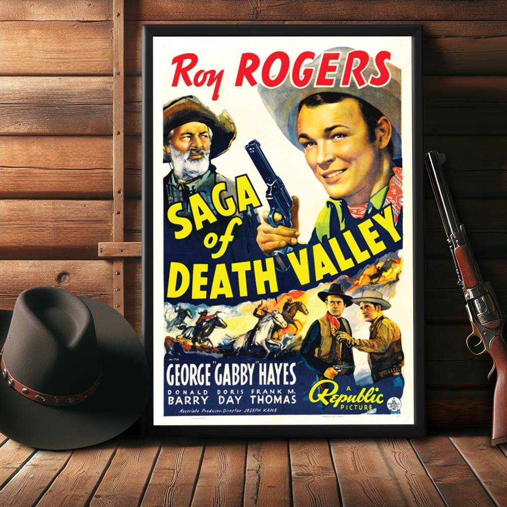 "Saga Of Death Valley" (1939) Framed Movie Poster