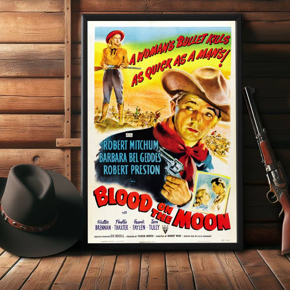 "Blood On The Moon" (1948) Framed Movie Poster